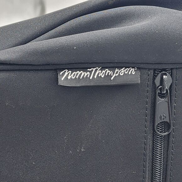 Norm Thompson Black Convertible Crossbody Sling Backpack - Picture 7 of 11